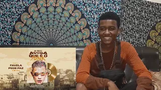 Jhony REACT -  FAVELA  PEDE PAZ - MC Hariel ft. MC Neguinho do Kaxeta e Lele JP  .