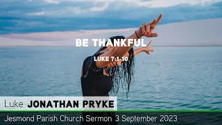 Colossians 1:1-8 - Be Thankful - Jesmond Parish - Sermon - Clayton TV