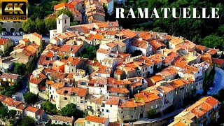 Walking in Ramatuelle in 4K 🚸 Small Village in Provence 💙🤍💖 France Riviera Walking Tour