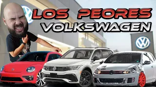 Los PEORES Volkswagen!!! // (Te Sorprenderá El 4to!!!) 🤕