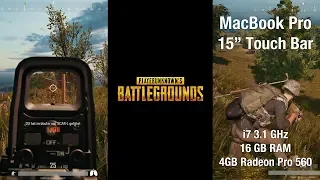 PUBG Gameplay on MacBook Pro 15" 2017 #2