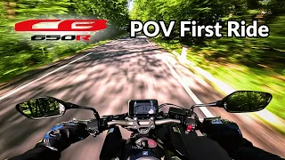 2024 Honda CB650R Brand New | POV First Ride Impressions as a Beginner Rider
