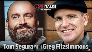 Tom Segura in conversation with Greg Fitzsimmons at Live Talks Los Angeles