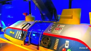 [4K] NEW Submarine Ride at Legoland California -  Deep Sea Adventure Submarine Ride