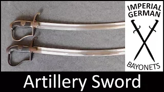 Prussian Artillery Swords, M/1848 and New pattern, Episode 7.0