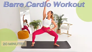 Barre Cardio Workout for Toned Dancer Legs and a Stronger Core! 20 Mins, No Equipment Needed