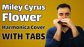Flower - Miley Cyrus ( Harmonica Cover ) + WITH TABS
