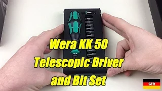 German Tool Reviews:  Wera KK50 - Telescoping Rapidator Driver and Bit Set