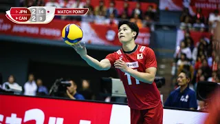 One of the Craziest Volleyball Matches the World Has Ever Seen | Japan vs Canada | World Cup 2019