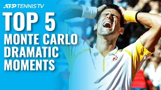 Top 5 Dramatic Tennis Moments from Monte Carlo 😱