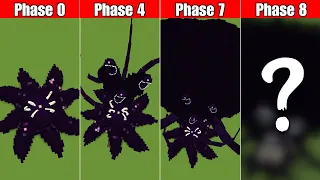 All Phases of Explosions Wither Storm in Minecraft