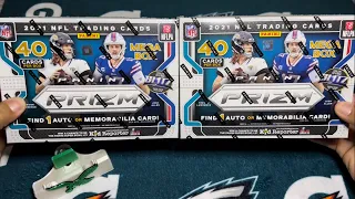 *Box Battle* 2 Hits, 1 Box 🏈🔥 2 2021 Prizm Football Mega Boxes #PrizmFootball #PaniniFootball