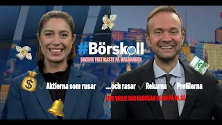 Börskoll onsdag: Rapportrökare & och kraschar