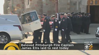 Firefighter James Ellis laid to rest today