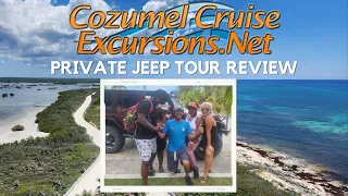 Cozumel Cruise Excursions Private Jeep Tour Honest Review / Punta Sur Park Cozumel Mexico 🇲🇽