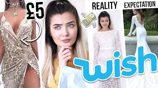 TRYING ON WISH PROM DRESSES UNDER £10! ARE YOU SERIOUS!?