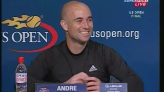 Agassi vs Federer U.S OPEN 2005 final(italian)