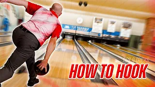 Bowling Tips - How To Hook A Bowling Ball Using Your ELBOW! | Brad and Kyle