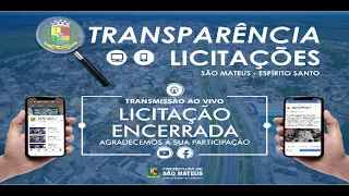 LICITAÇÃO AO VIVO (06/08/2021) QUARTA PARTE Pregão Presencial N° 005/2021