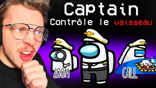 Je peux voir TOUTE LA MAP avec ce NOUVEAU RÔLE CAPITAINE ! (Among Us)