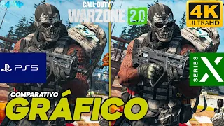 CALL OF DUTY WARZONE 2 -  COMPARATIVO GRÁFICO PS5 x XBOX SERIES X