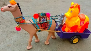 How to make camel trolley !! and loading sheep !! hand made