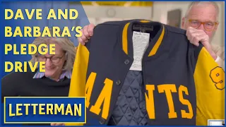 Dave And Barbara Announce The PANTS Jacket Winner | Letterman