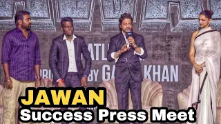 Jawan Success Press Conference | Shah Rukh Khan, Deepika Padukone, Vijay Sethupathi,Atlee,Nayanthara