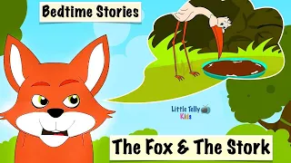 The Fox And The Stork || Bedtime Stories || Moral Stories ||Peaceful & Relaxing |Story time for kids