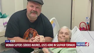 Woman suffers serious injuries, loses home in sulphur tornado