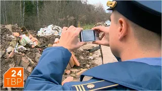 Большегрузы с мусором приезжали под покровом ночи | Происшествия | Сергиево-Посадский округ