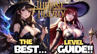 Throne And Liberty: HOW TO LEVEL TO 50 IN 1 DAY! | TIPS & TRICKS! | BEGINNER GUIDE | MUST WATCH!!