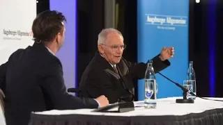 Wolfgang Schäuble über die AfD, "Fridays for future" und Angela Merkel