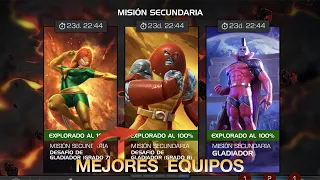 EL MEJOR EQUIPO PARA REALIZAR EL DESAFÍO DE GLADIADOR GRADO 8 - Marvel MCOC
