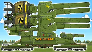 НОВАЯ Смертельная Битва Мега Танков - Мультики про танки