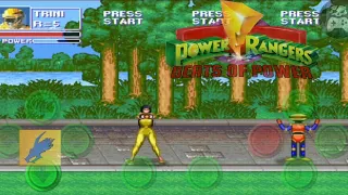 Power Rangers Beats Of Power - Trini Yellow Ranger Gameplay - Area 2