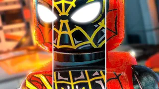 LEGO Spider-Man No Way Home All Suits Cutscene Side-By-Side Cpmparison