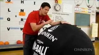 OMNIKIN®  KIN-BALL® How to inflate / Comment gonfler