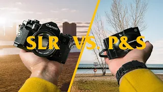 Film SLR vs. Point and Shoot | Canon A1 vs. Olympus XA2