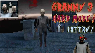 1 st try in granny 3 hard mode/horror/on vtg!