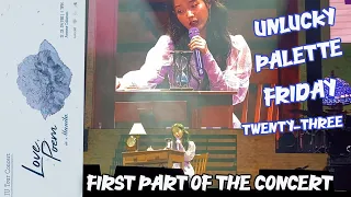 IU PERFORMS UNLUCKY, PALETTE, FRIDAY, TWENTY-THREE | OPENING PERFORMANCES IN MANILA