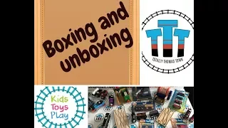 Boxing and Unboxing with Kids Toys Play and Totally Thomas Town Part 1