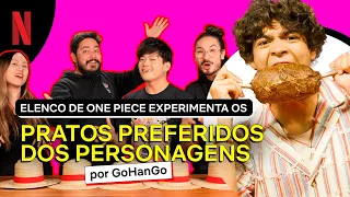 Elenco de ONE PIECE: A Série prova os pratos favoritos dos seus personagens | Netflix Brasil