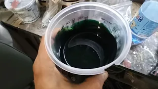 Как покрасить пластмассовую деталь. How to paint a plastic part.