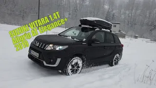 Suzuki New Vitara 1,4 Boosterjet  AT Allgrip Test Mods Auto, Snow, Snow Lock, Sport in snow track