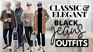 5 Timeless Ways To Style Your Black Jeans To Look Effortlessly Elegant Over 50.