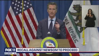 Recall election for Governor Gavin Newsom qualifies for California ballot