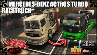 Mercedes-Benz Actros Racetruck - Car Mechanic Simulator 2021 private #mod