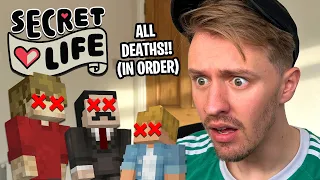 REACTING To Every DEATH In SECRET LIFE SMP!! (Deaths In Order!!)