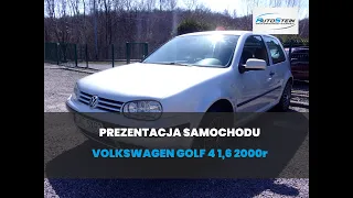 Volkswagen Golf IV 4 1,6 benzyna 2000r AutoStein - Prezentacja test  samochodu